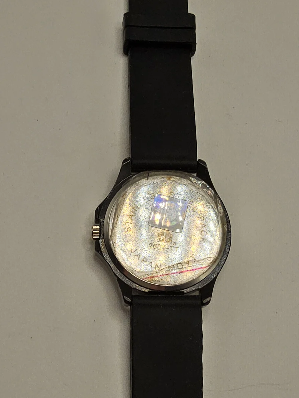 Texas Tech Red Raiders Rhinestone Bezel Wristwatch (Black Silicone Strap) ​Descr